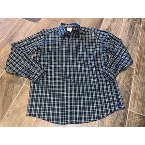 L.L. Bean Traditional Fit Plaid Button Down Shirt